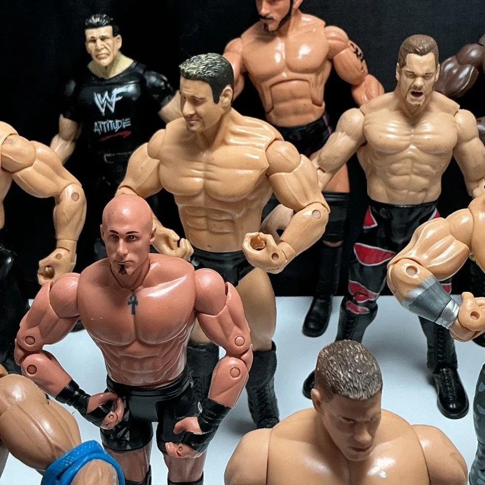 WWE WWF Jakks Action Figures Ruthless Aggression Era Lot Of 26